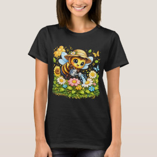 Camiseta Feminina Exploradora de Café Fofa | Kawai