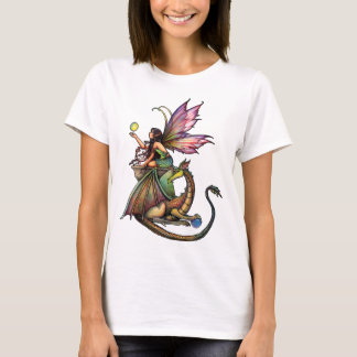 Camiseta Feminina Fairy Dragon da Molly Harrison