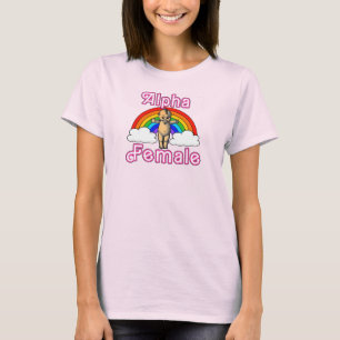 Camiseta feminina "Fêmea Alfa"