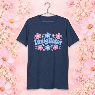 Camiseta Feminina Fiscal de Exame Floral