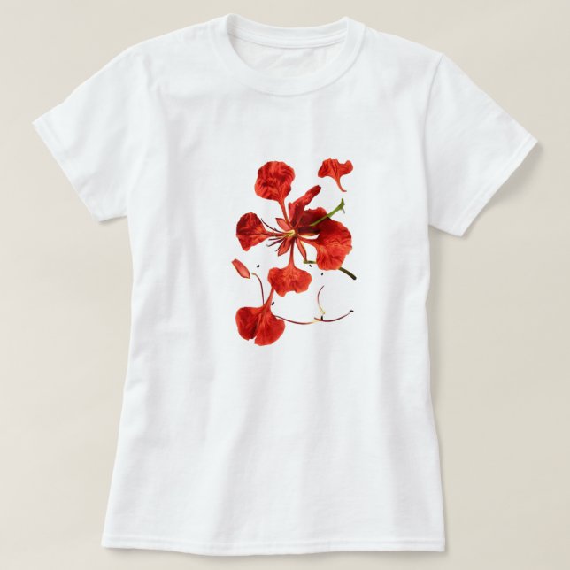 Camiseta Feminina Flor (Frente do Design)