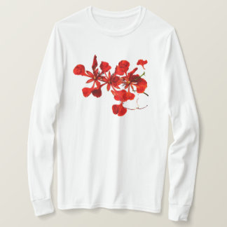 Camiseta Feminina Flor de Poinciana Real