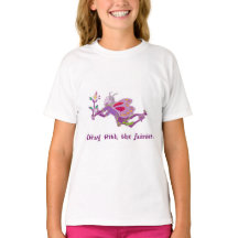 Camiseta Feminina "Fora Com as Fadas"