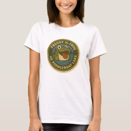 Camiseta Feminina Freddy o Sapo no Lago Paddleboat