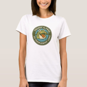Camiseta Feminina Freddy o Sapo no Lago Paddleboat