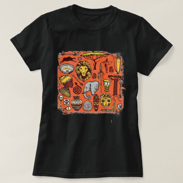 Camiseta Feminina From Africa (Frente do Design)