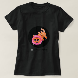 Camiseta Feminina - Gato Espacial