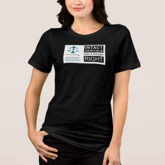 Camiseta feminina - Genitais intactos