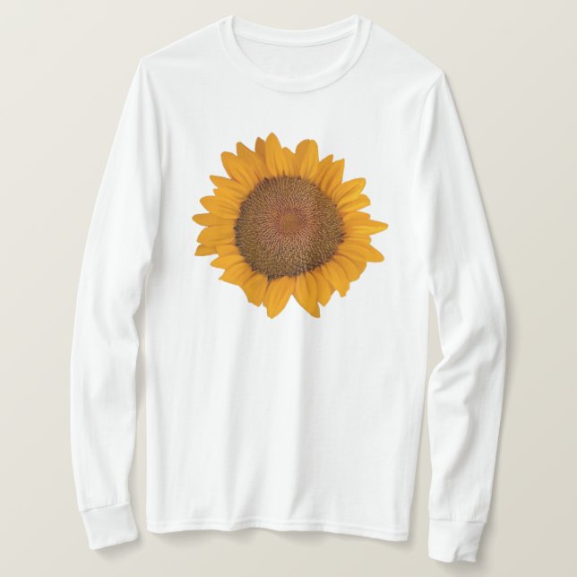 Camiseta Feminina Girassol (Frente do Design)