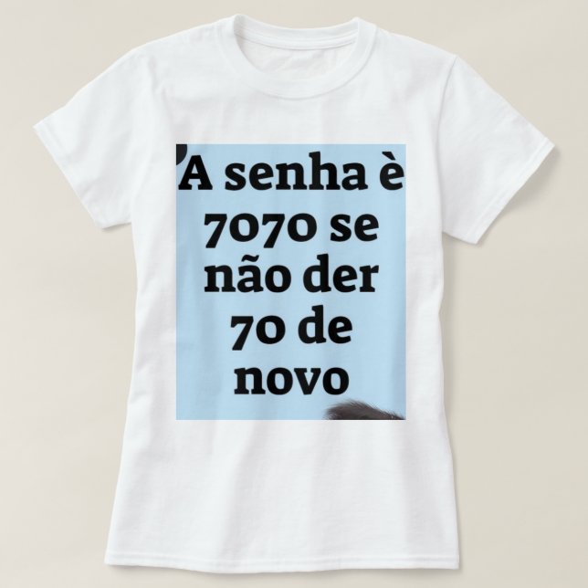 Camiseta Feminina gola canoa simples  (Frente do Design)