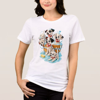 Camiseta Feminina Gráfica Amor de Cachorrinho