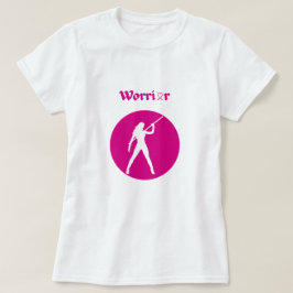 Camiseta Feminina Guerreira Rosa Câncer de Mama