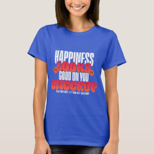 Camiseta FEMININA HAPPY LOOK CHEER UP