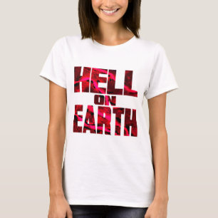 Camiseta Feminina Hell on Earth T (Sangue do Diabo