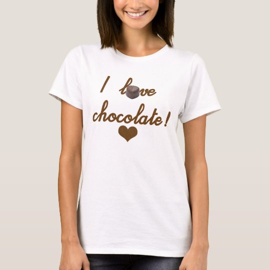 Camiseta Feminina I love chocolate