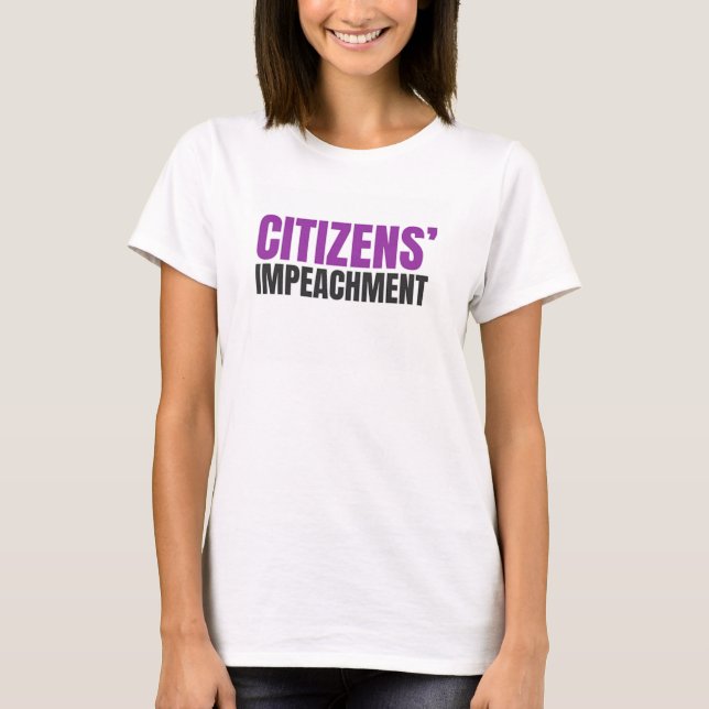 Camiseta Feminina Impeachment dos Cidadãos (Frente)
