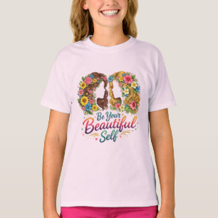 Camiseta Feminina Infantil “Seja Sua Linda Versão”