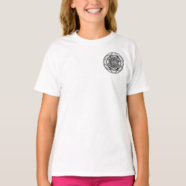 Camiseta Feminina Juvenil Básica Flôr da Vida-5