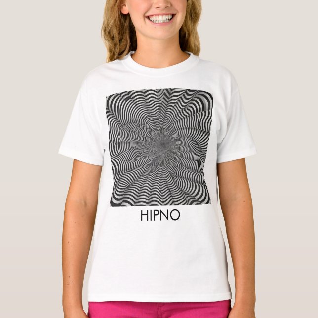 Camiseta Feminina juvenil Básica Hipno (Frente)