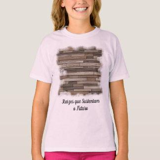 Camiseta Feminina Juvenil Básica Madeira
