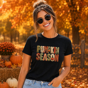 Camiseta Feminina Letras de Tricô Falso da Tempora
