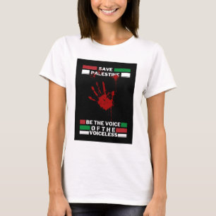 Camiseta Feminina Liberta Palestina Salva Gaza
