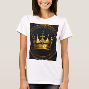Camiseta Feminina Logo da Rainha Desenho da Coro