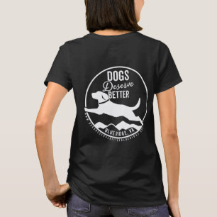 Camiseta feminina - Logotipo branco