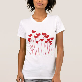 Camiseta feminina "Love Sticker Vibes"