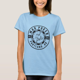 Camiseta feminina MAD Poker Bullet Logo