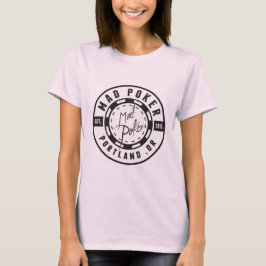 Camiseta feminina MAD Poker Bullet Logo