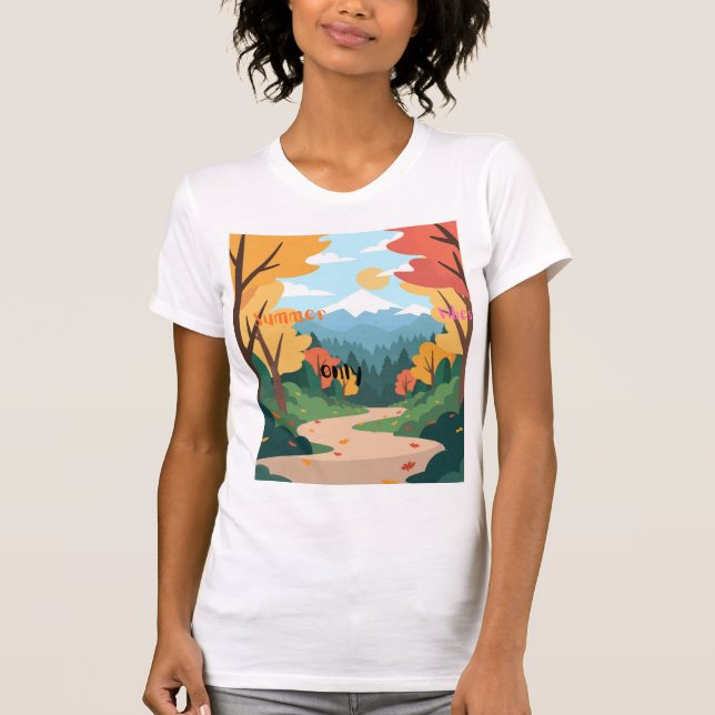 Camiseta feminina manga curta (Frente)