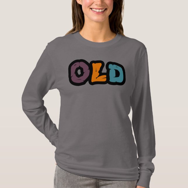 Camiseta Feminina Manga Longa Básica VELHA (Frente)