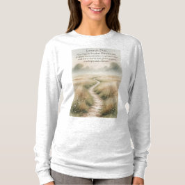 Camiseta Feminina Manga Longa Bíblia Jeremias 29:1