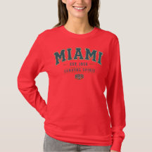 Camiseta Feminina Manga Longa Miami Coastal Spirit