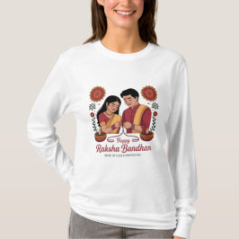 Camiseta Feminina Manga Longa Raksha Bandhan