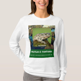 Camiseta Feminina Mangas Longas Via Pantanal Sapo