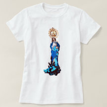 Camiseta feminina Maria Mãe de Jesus