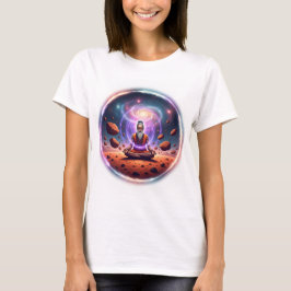 Camiseta Feminina Meditadora Cósmica