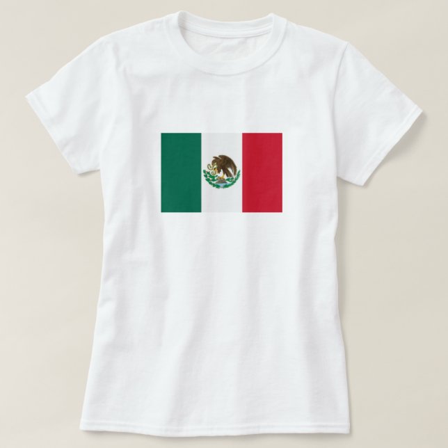 Camiseta feminina México (Frente do Design)