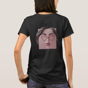 Camiseta Feminina Minimalista Surreal - Gráfico de