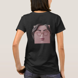 Camiseta Feminina Minimalista Surreal - Gráfico de
