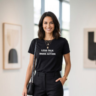 Camiseta Feminina Motivacional Citação Menos Conve