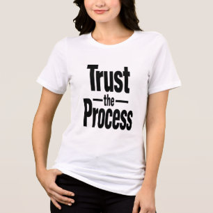 Camiseta Feminina Motivacional Confie no Processo