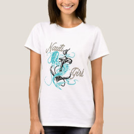 Camiseta Feminina Náutica Nauti Girl Seafoam Serei