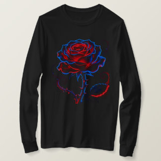 Camiseta Feminina Neon Rose