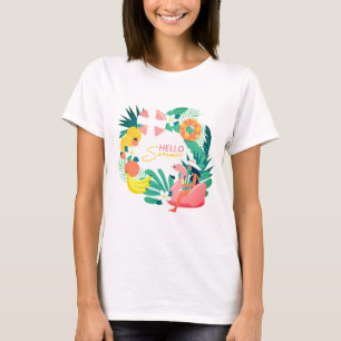 Camiseta Feminina Olá Verão