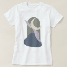 Camiseta Feminina padrão de arte pop dos anos 80