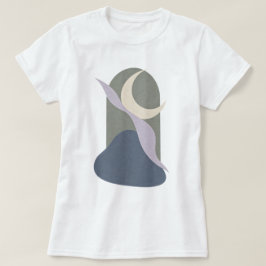 Camiseta Feminina padrão de arte pop dos anos 80
