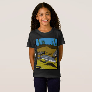 CAMISETA FEMININA - PÁGINA DE COLORAÇÃO DE SURUBIM